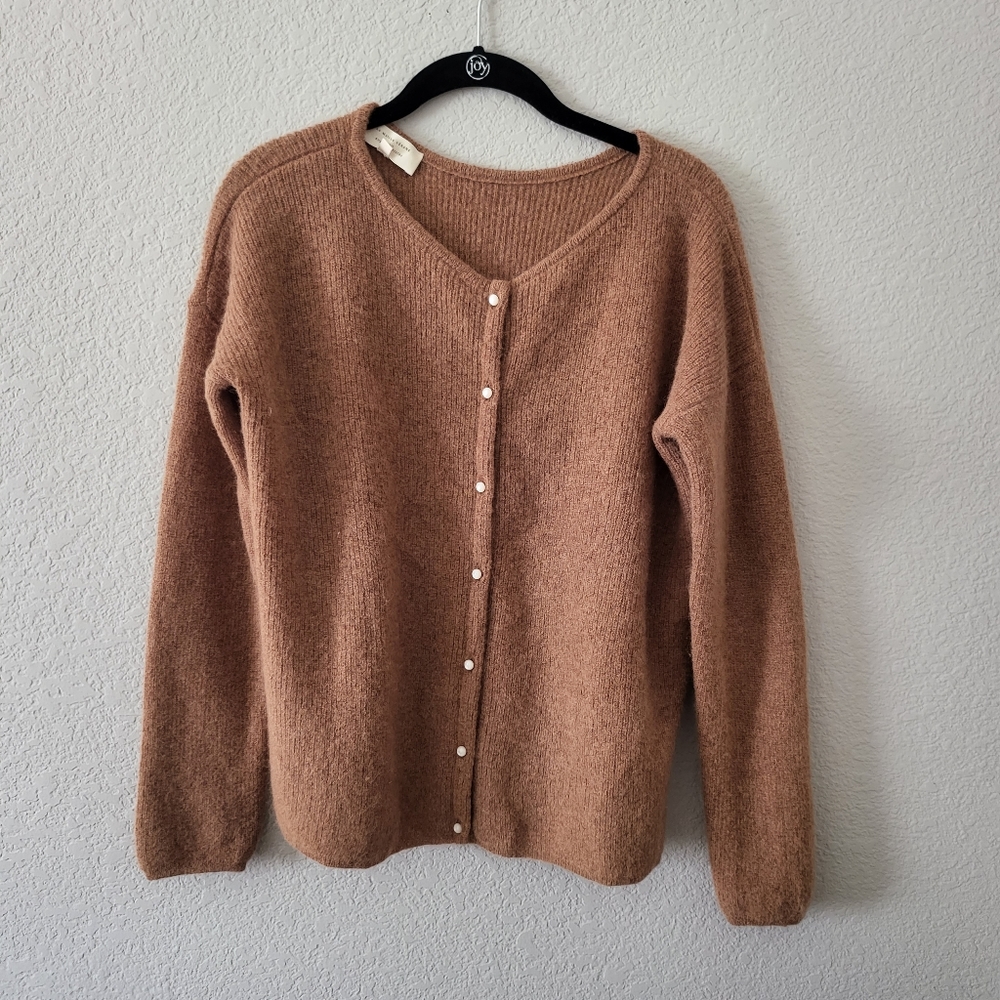 Sezane Gaspard cardigan Small tan/camel